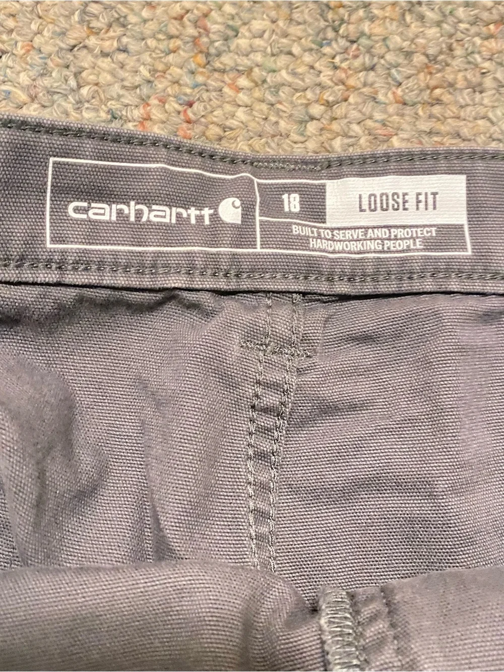 Carhartt Women's Gray Cargo Shorts